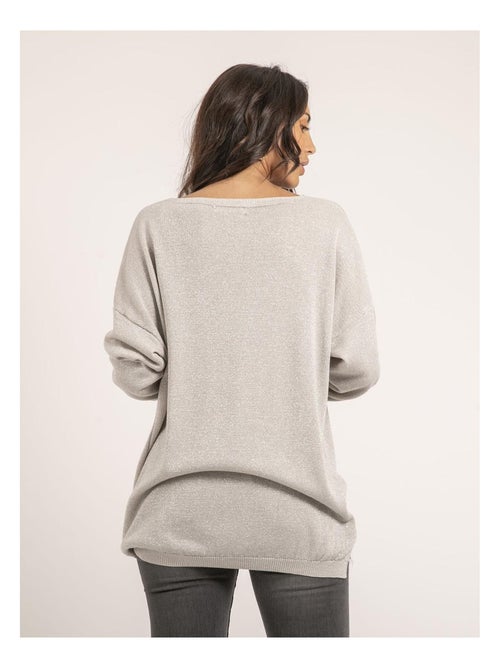 Pull fine con paillettes KANGO - Kiabi