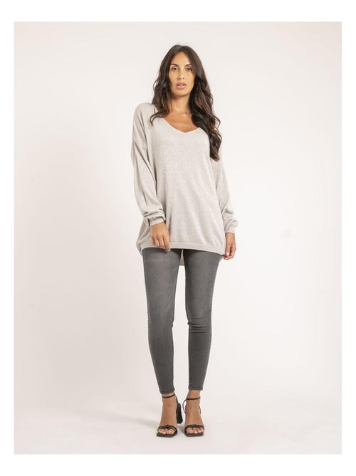 Pull fine con paillettes KANGO - Kiabi