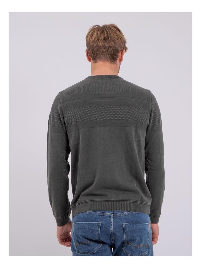 Pull fine girocollo AMAZARIN Cachi - Kiabi