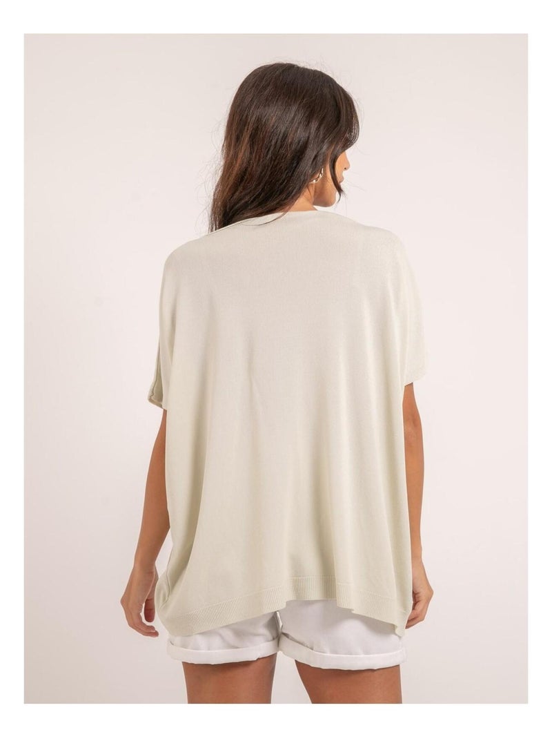 Pull fine KARINI Beige - Kiabi