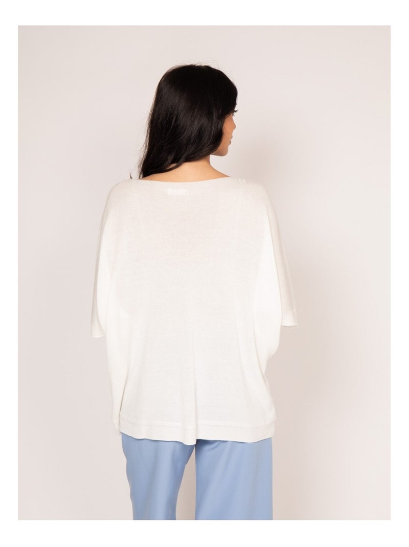 Pull fine KUSMI Bianco - Kiabi