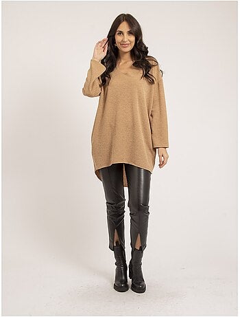 Pull fine long col V KUPRA