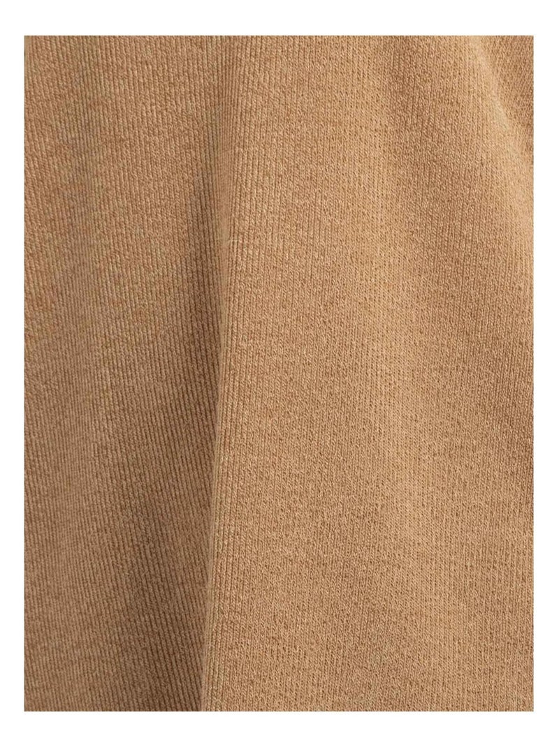 Pull fine long col V KUPRA Beige - Kiabi