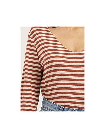 Pull fine rayures KEMILE