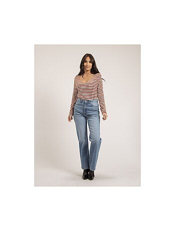 Pull fine rayures KEMILE