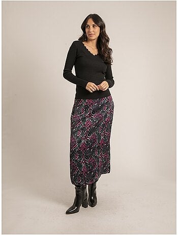 Pull fine scollo a V fantasia KARISSA