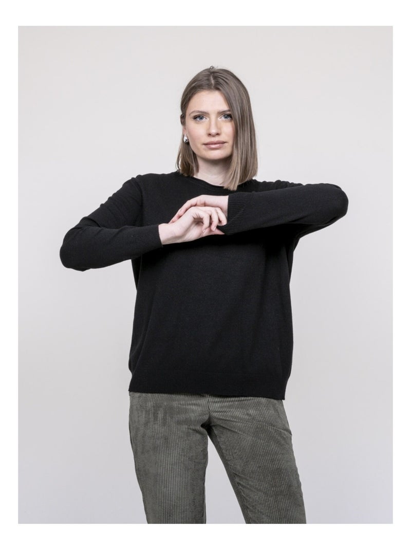 Pull girocollo KATOLIE Nero - Kiabi
