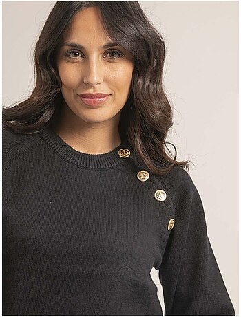 Pull girocollo pur coton KORDINE
