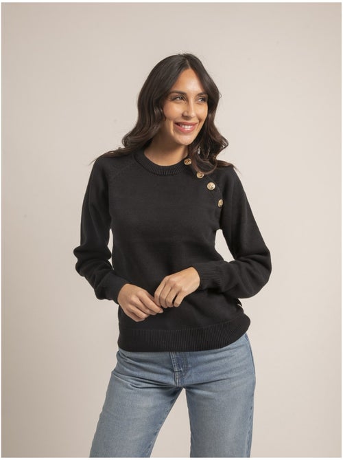 Pull girocollo pur coton KORDINE - Kiabi