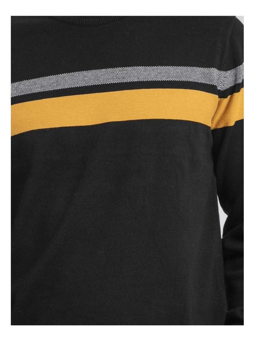 Pull girocollo pur coton LORIMAKO - Kiabi