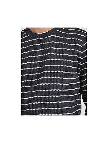 Pull girocollo rayures LIMUTIL