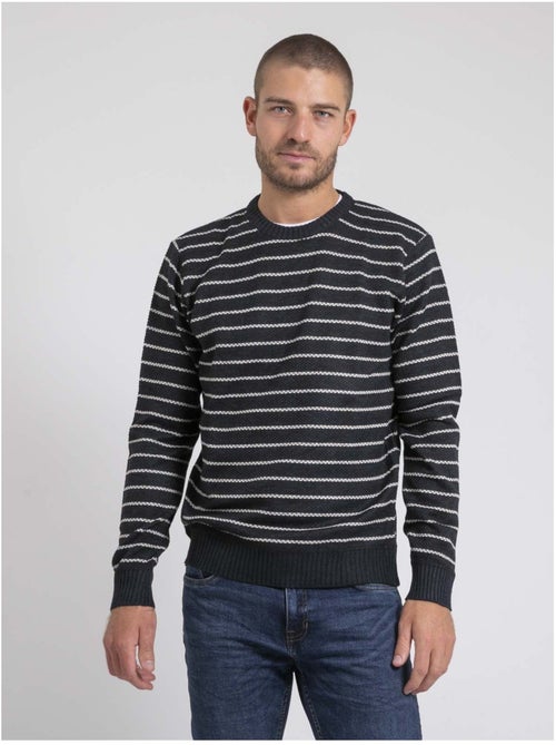 Pull girocollo rayures LIMUTIL - Kiabi