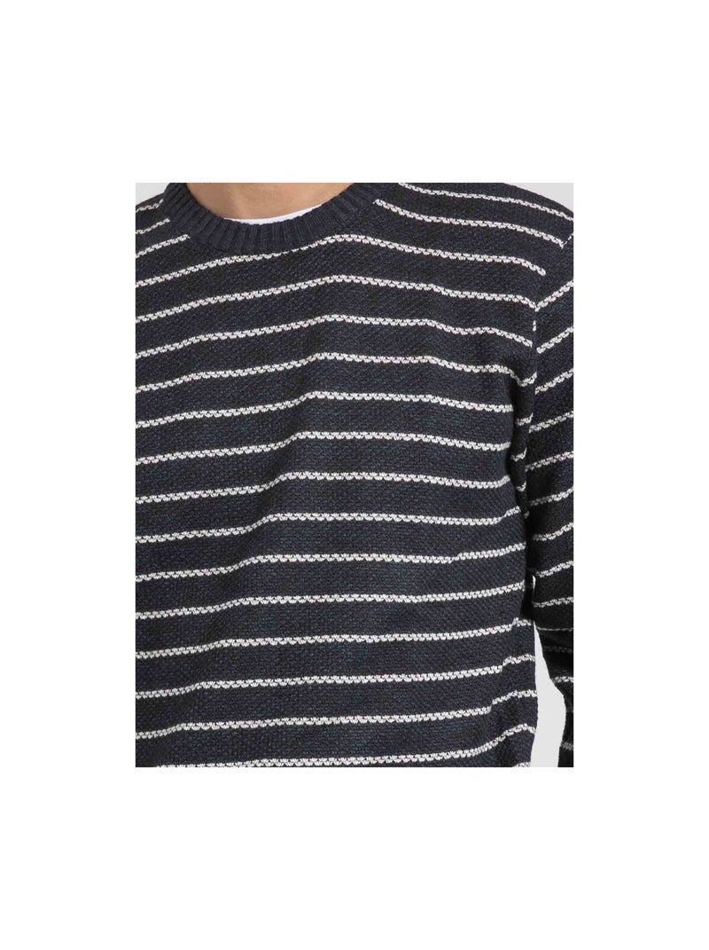 Pull girocollo rayures LIMUTIL Blu marino - Kiabi