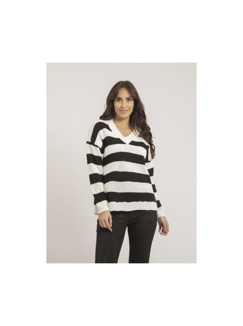Pull grosses rayures KATURA - Kiabi