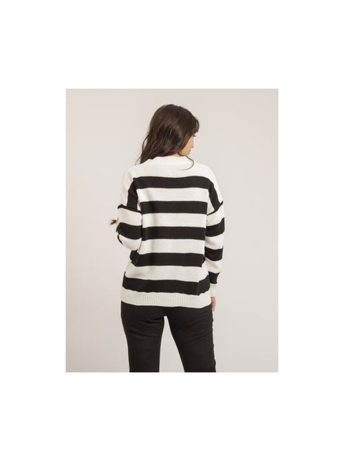 Pull grosses rayures KATURA - Kiabi