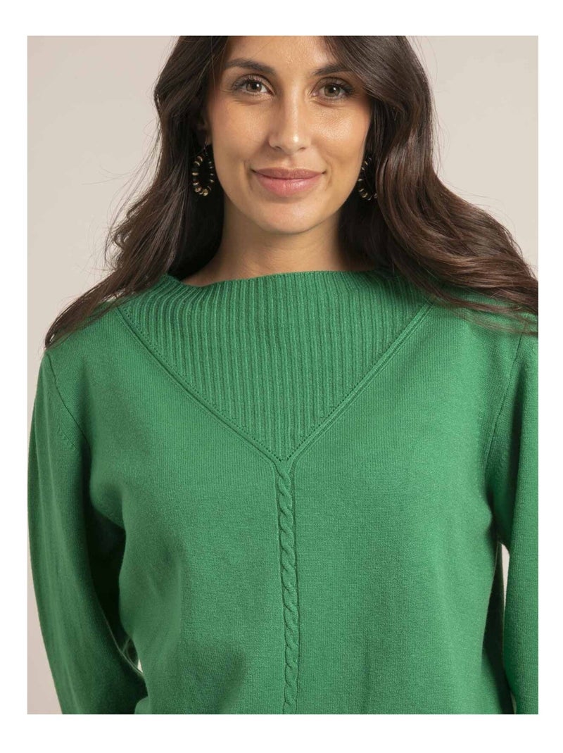 Pull in maglia KAORI Verde - Kiabi