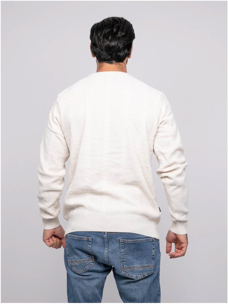 Pull intrecciato AMOROL Beige - Kiabi