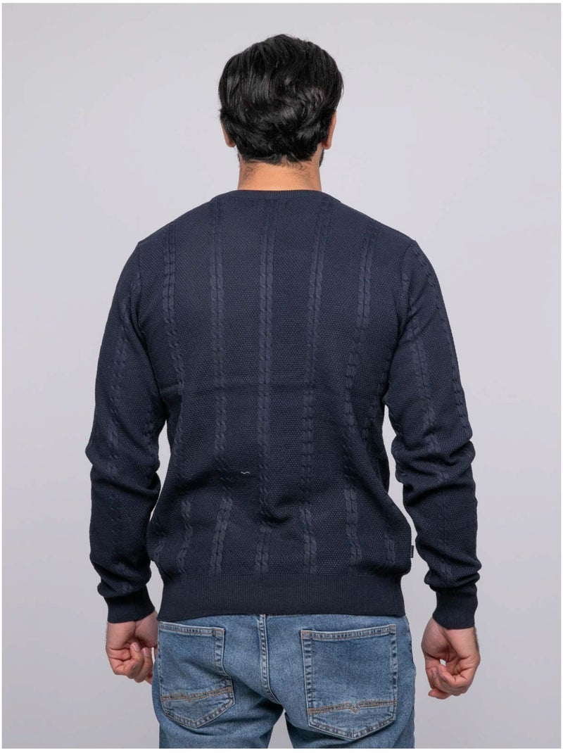 Pull intrecciato AMOROL Blu marino - Kiabi