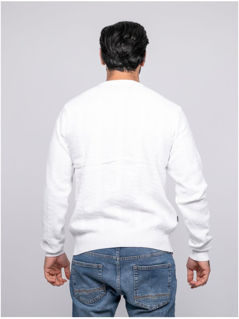 Pull intrecciato AMOROL Ecru - Kiabi
