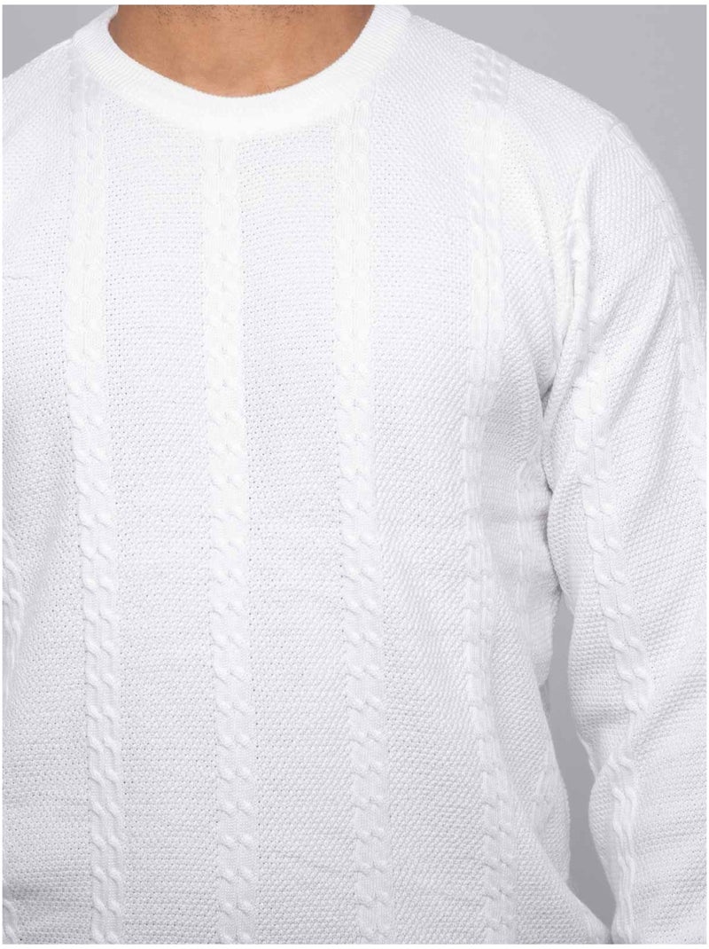 Pull intrecciato AMOROL Ecru - Kiabi