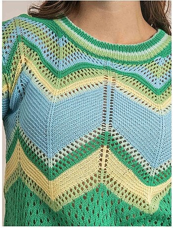 Pull léger manches courtes KURINA