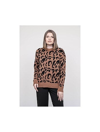 Pull motivo leopardato KOSTELIA