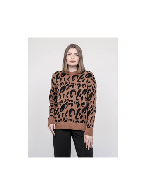 Pull motivo leopardato KOSTELIA - Kiabi