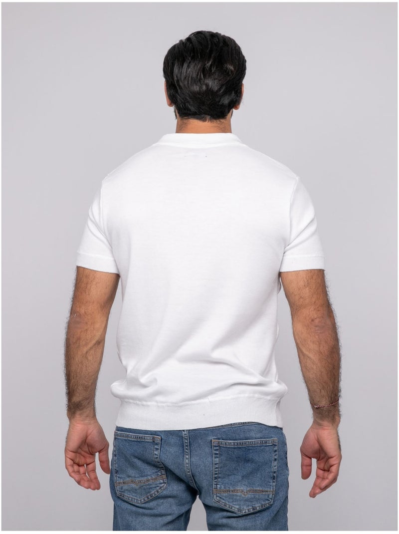 Pull polo a maniche corte ACRITIX Bianco - Kiabi