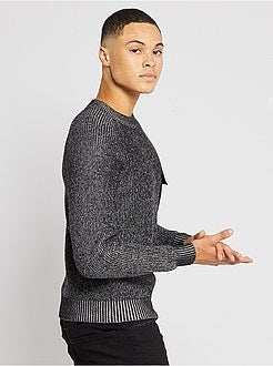 Pull raglan tasca sul petto - Kiabi