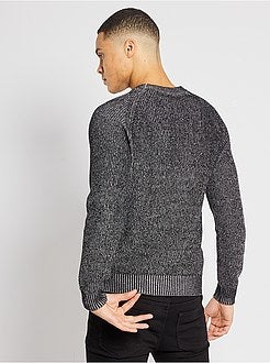 Pull raglan tasca sul petto - Kiabi