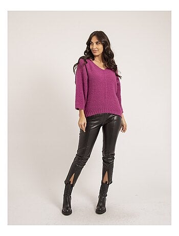 Pull scollo a V KAFIA