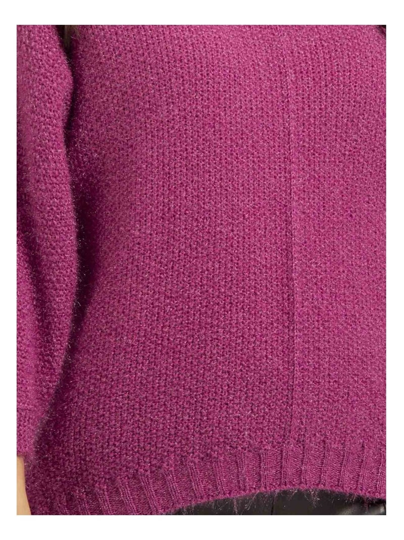 Pull scollo a V KAFIA Viola - Kiabi