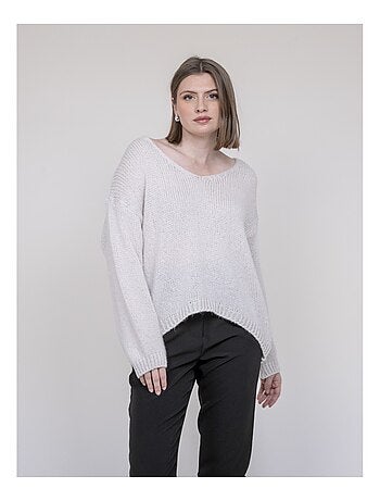Pull scollo a V KLORIANE