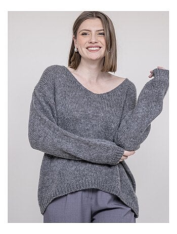 Pull scollo a V KLORIANE