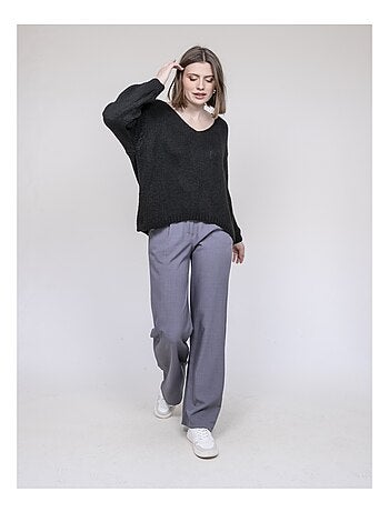 Pull scollo a V KLORIANE