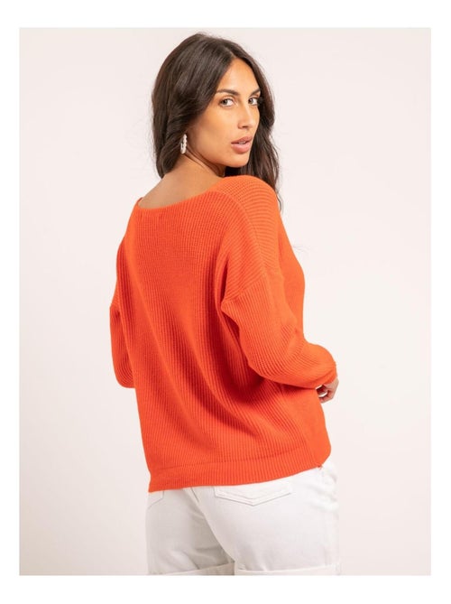 Pull scollo a V KYLEENA - Kiabi