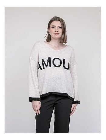 Pull scritta AMOUR KLAOFINA
