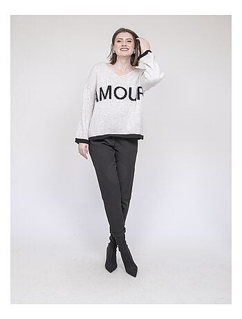 Pull scritta AMOUR KLAOFINA
