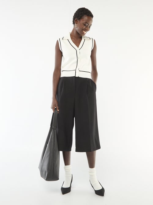 Pull senza maniche con collo polo - Kiabi