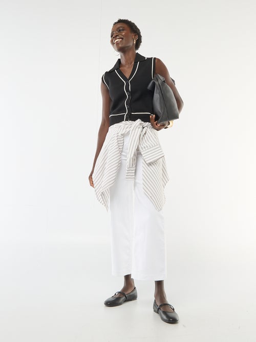 Pull senza maniche con collo polo - Kiabi