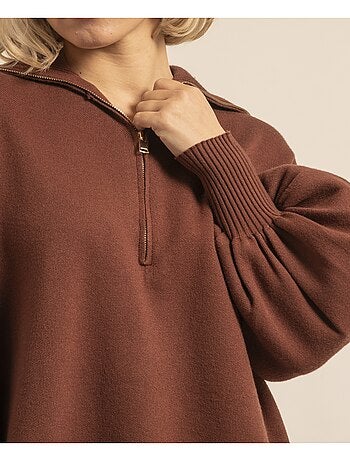 Pull tunica collo con zip KORANTINE
