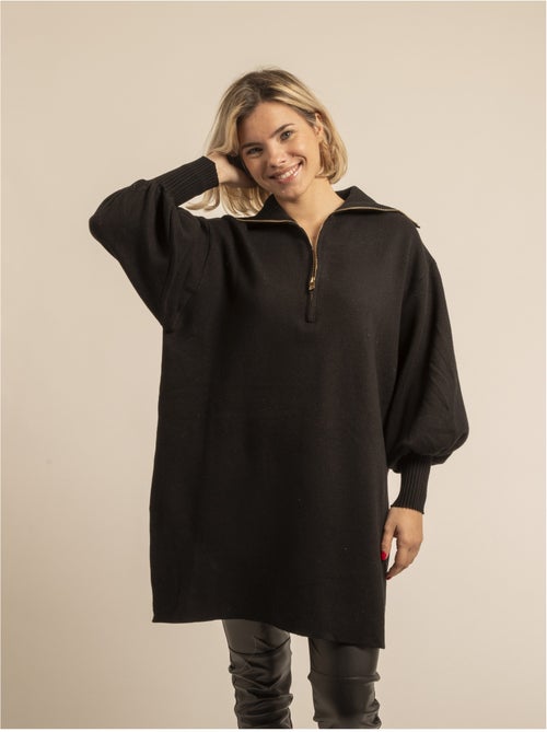 Pull tunica collo con zip KORANTINE - Kiabi