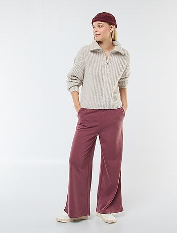 Pullover a collo alto con zip
