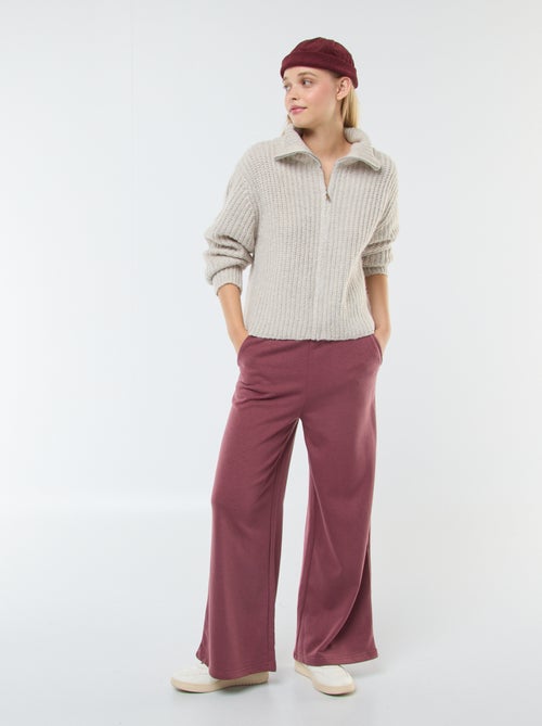 Pullover a collo alto con zip - Kiabi