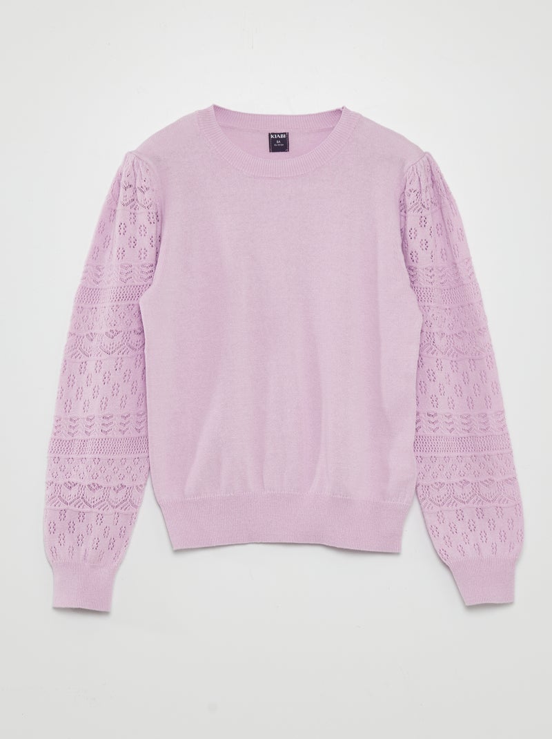 Pullover a maglia fine VIOLA - Kiabi