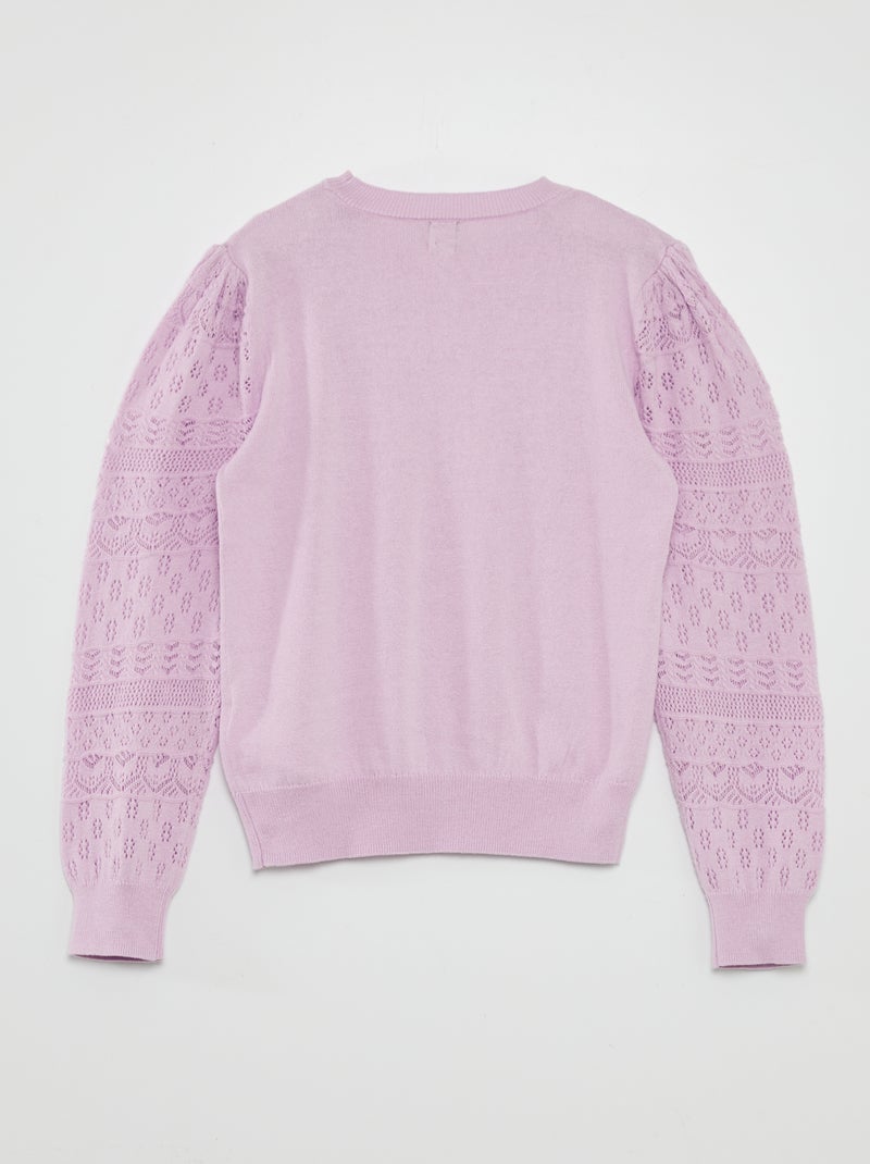 Pullover a maglia fine VIOLA - Kiabi