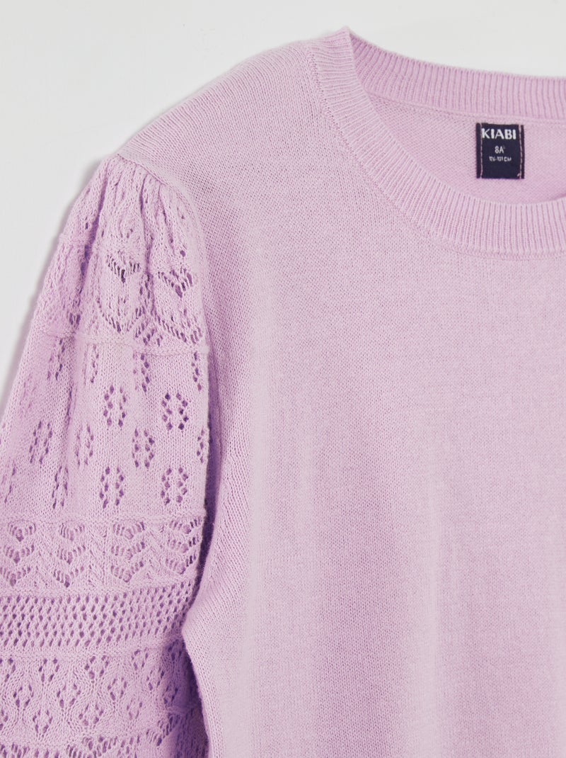 Pullover a maglia fine VIOLA - Kiabi