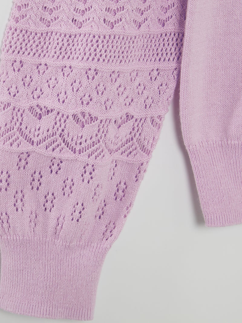 Pullover a maglia fine VIOLA - Kiabi