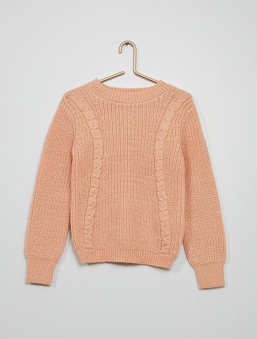 Pullover a maglia grossa - ROSA - Kiabi - 12.00€