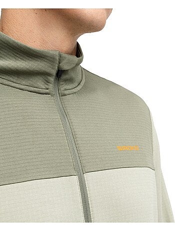 Pullover a mezza zip da bikepacking da uomo ciclismo uomo journey light